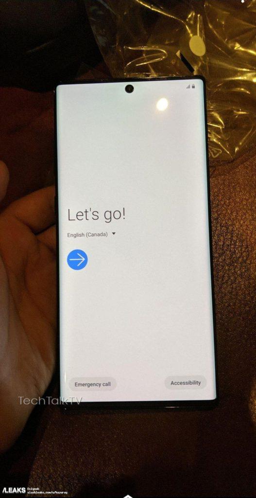 网传三星Note 10谍照